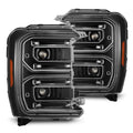 AlphaRex 23-26 Ford Super Duty LUXX-Series LED Projector Headlights Alpha-Black