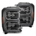 AlphaRex 23-26 Ford Super Duty NOVA-Series LED Projector Headlights Black
