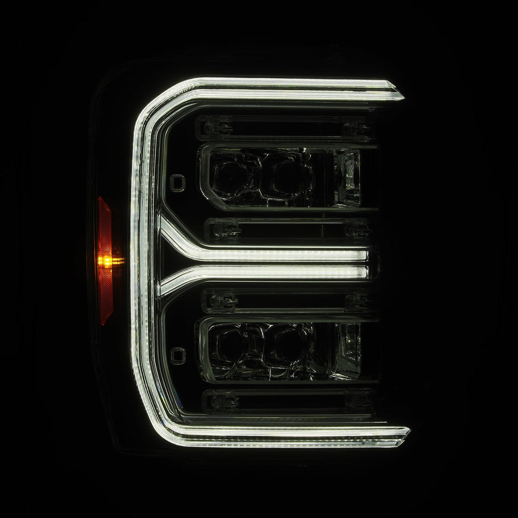 AlphaRex 23-26 Ford Super Duty NOVA-Series LED Projector Headlights Chrome