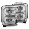 AlphaRex 23-26 Ford Super Duty NOVA-Series LED Projector Headlights Chrome