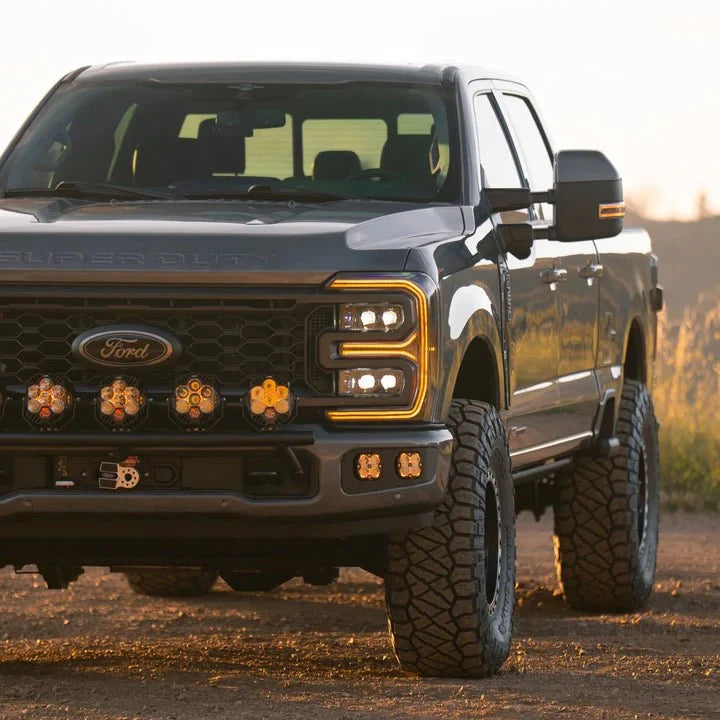 AlphaRex 23-26 Ford Super Duty NOVA-Series LED Projector Headlights Chrome