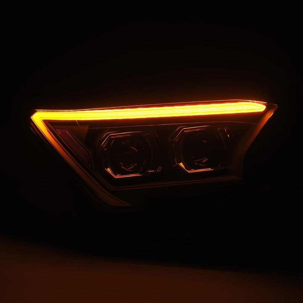 AlphaRex 24-26 Toyota Tacoma / 25-26 4Runner LUXX-Series LED Projector Headlights Black