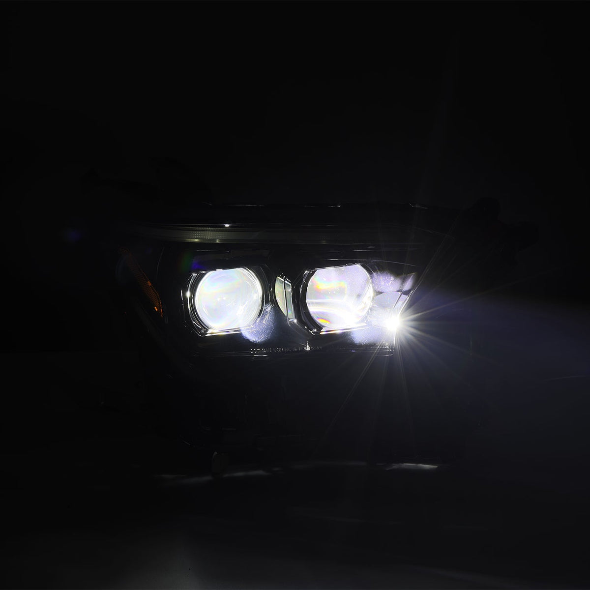 AlphaRex 24-26 Toyota Tacoma / 25-26 4Runner LUXX-Series LED Projector Headlights Black