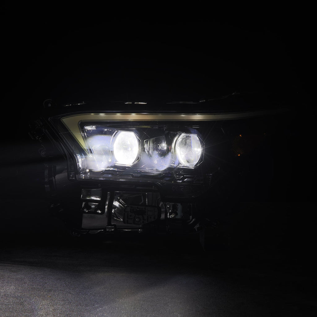 AlphaRex 24-26 Toyota Tacoma / 25-26 4Runner OG-Style LUXX-Series LED Projector Headlights Alpha-Black