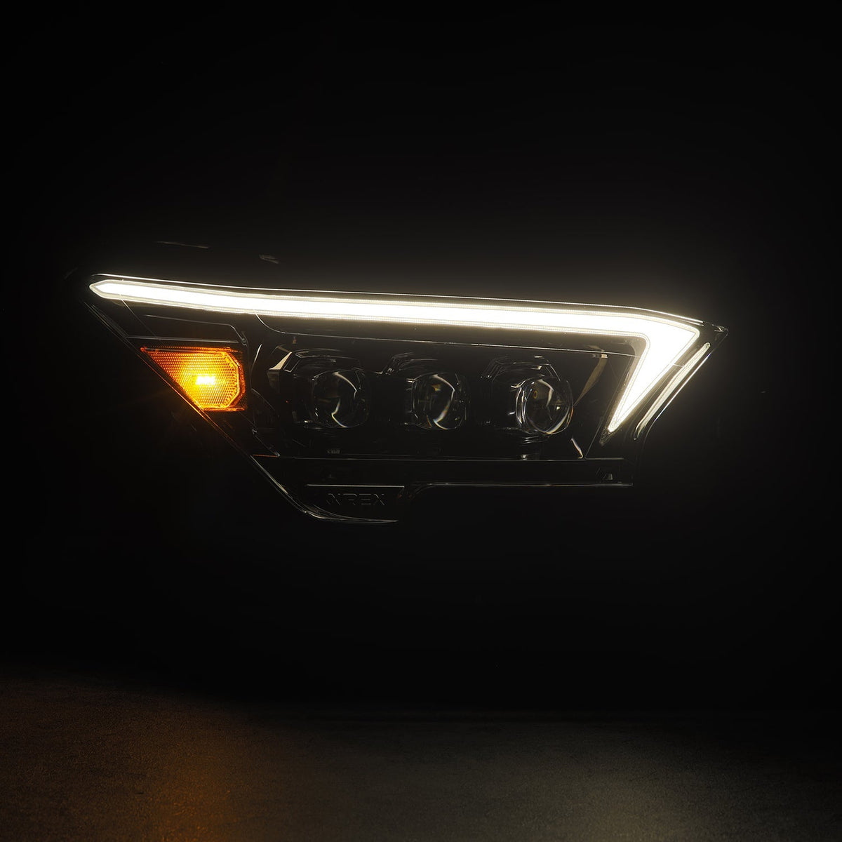 AlphaRex 24-26 Toyota Tacoma / 25-26 4Runner OG-Style NOVA-Series LED Projector Headlights Alpha-Black