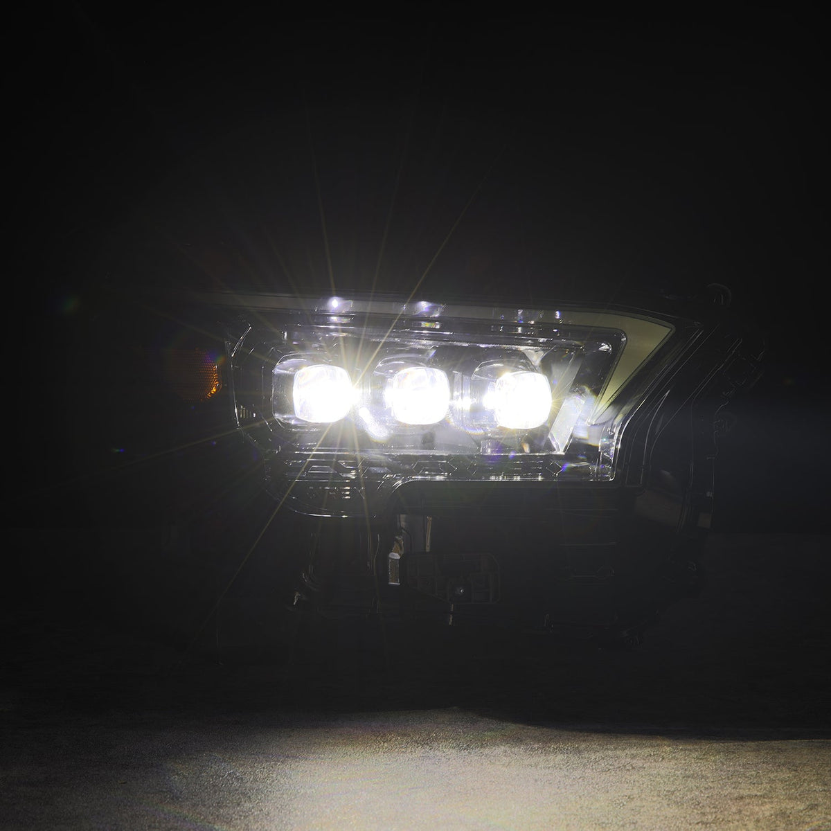 AlphaRex 24-26 Toyota Tacoma / 25-26 4Runner OG-Style NOVA-Series LED Projector Headlights Alpha-Black