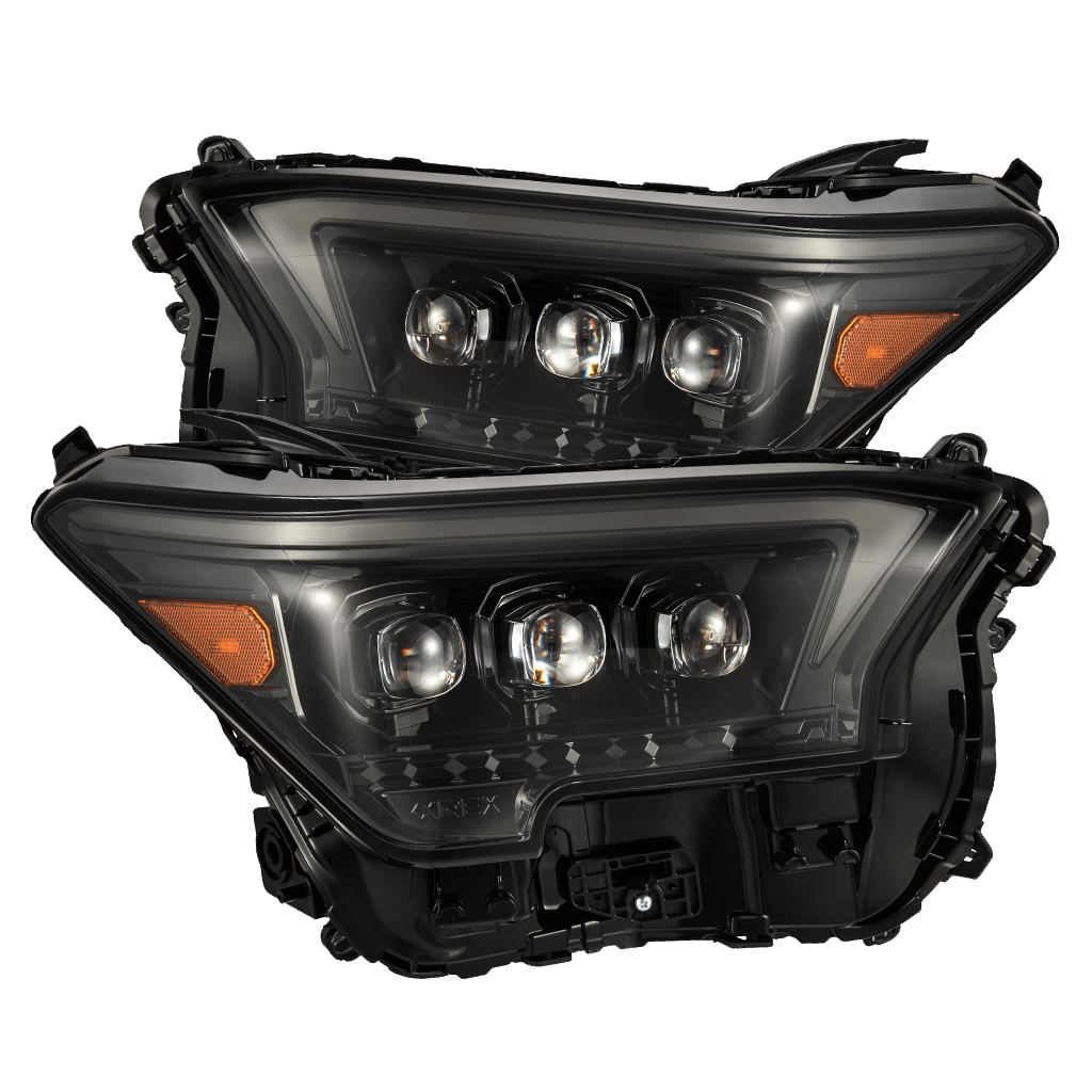 AlphaRex 24-26 Toyota Tacoma / 25-26 4Runner OG-Style NOVA-Series LED Projector Headlights Alpha-Black