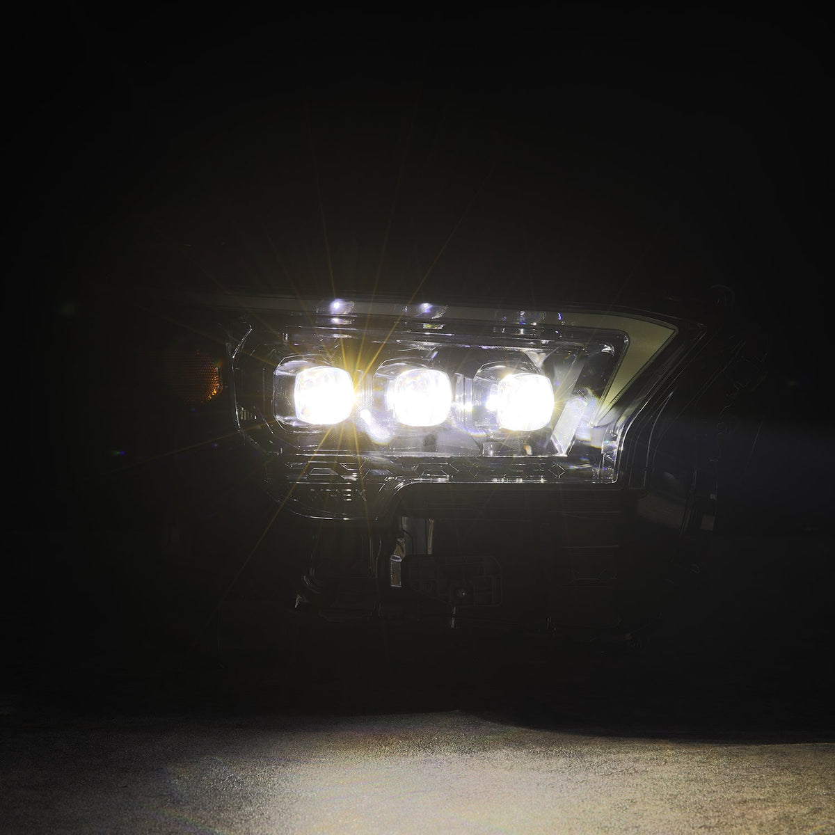 AlphaRex 24-26 Toyota Tacoma / 25-26 4Runner OG-Style NOVA-Series LED Projector Headlights Alpha-Black