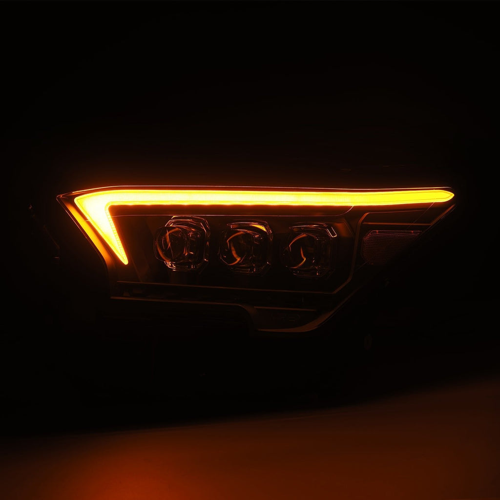 AlphaRex 24-26 Toyota Tacoma /25-up 4Runner OG-Style NOVA-Series LED Projector Headlights Black