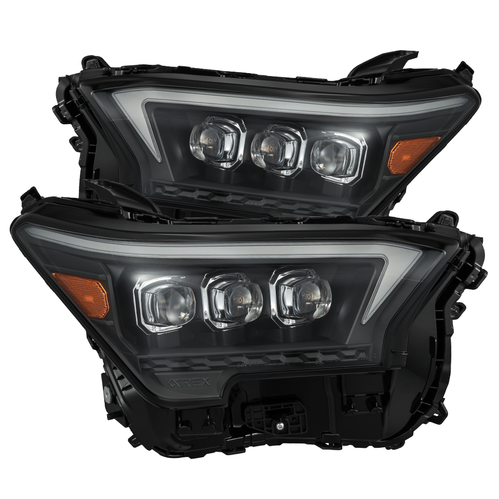 AlphaRex 24-26 Toyota Tacoma /25-up 4Runner OG-Style NOVA-Series LED Projector Headlights Black