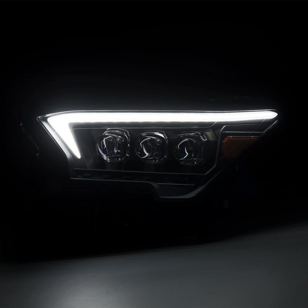 AlphaRex 24-26 Toyota Tacoma /25-up 4Runner OG-Style NOVA-Series LED Projector Headlights Black