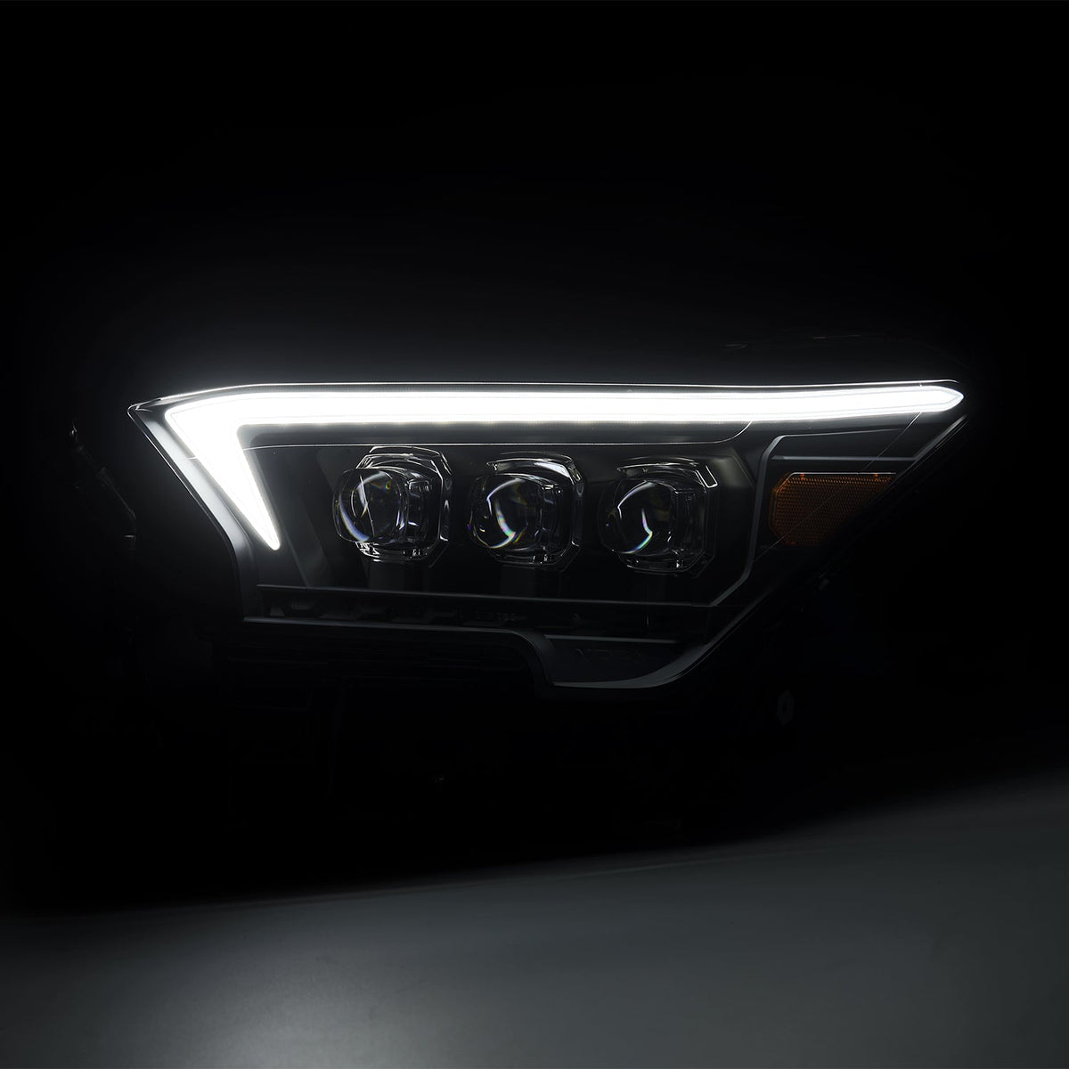 AlphaRex 24-26 Toyota Tacoma /25-up 4Runner OG-Style NOVA-Series LED Projector Headlights Black