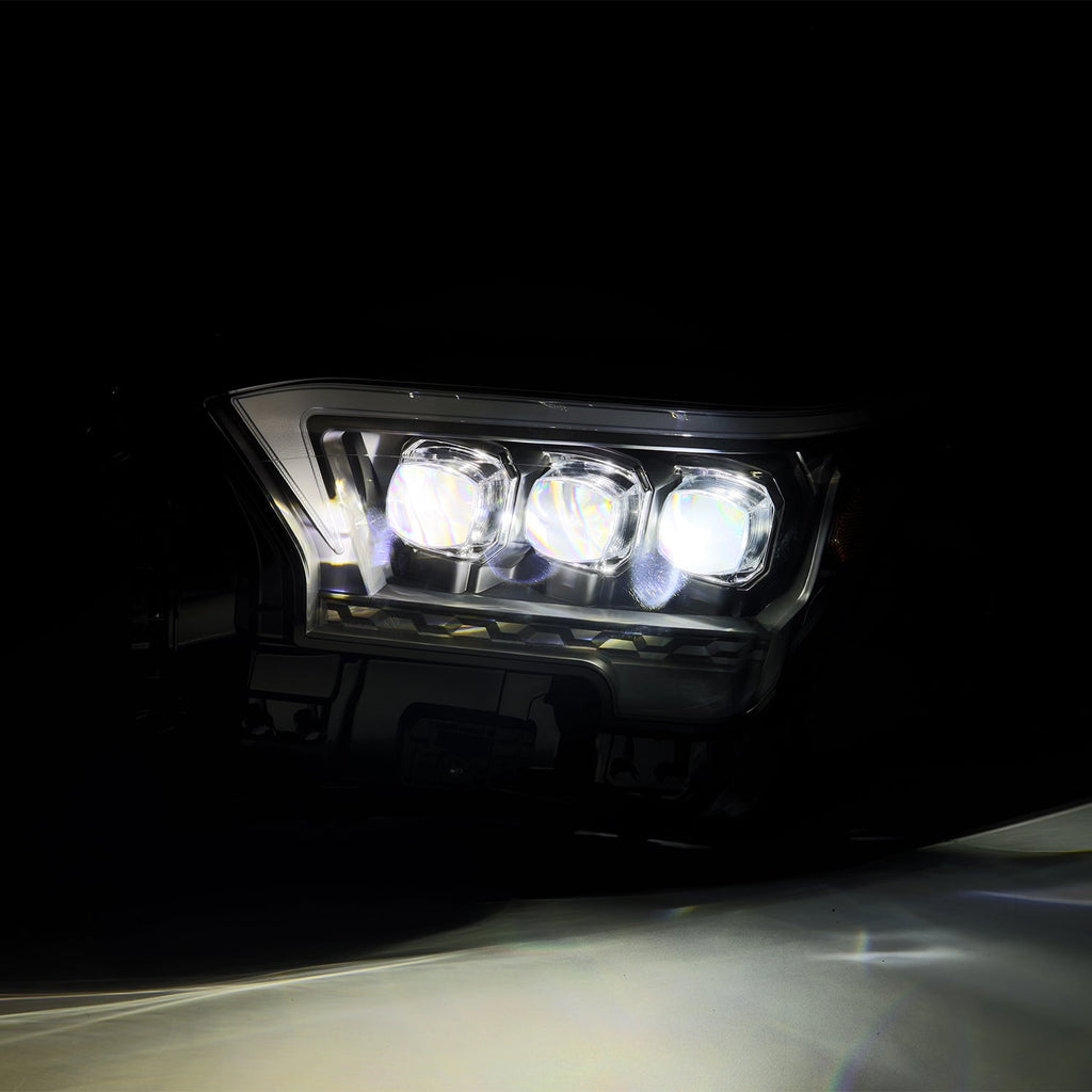 AlphaRex 24-26 Toyota Tacoma /25-up 4Runner OG-Style NOVA-Series LED Projector Headlights Black