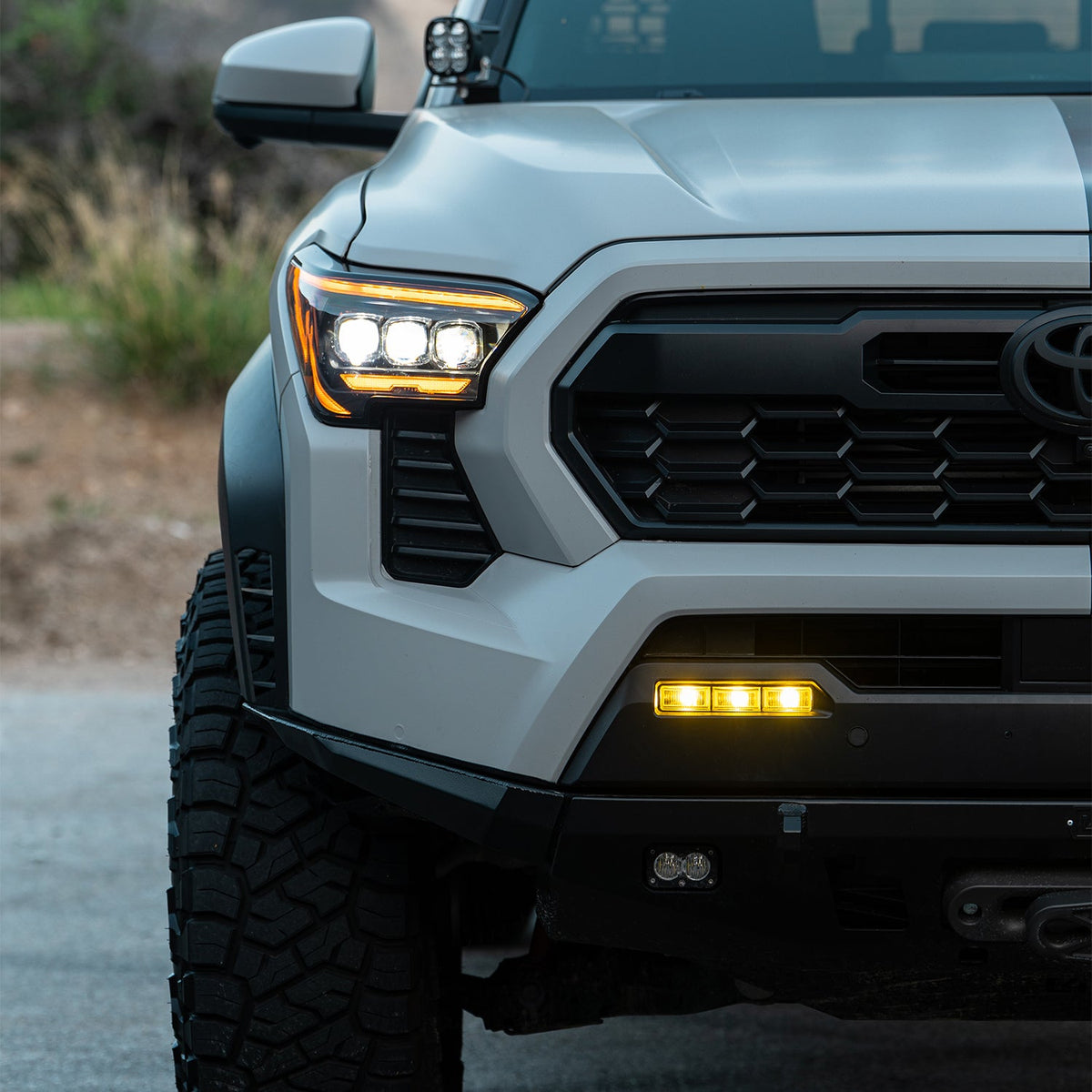 AlphaRex 24-26 Toyota Tacoma / 22-26 Tundra/Sequoia / 25-26 4Runner DoubleTap Dual Color LED Projector Fog Lights