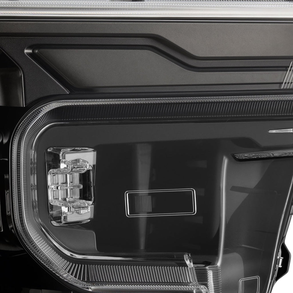 AlphaRex 24-26 Ford Ranger / Ranger Raptor LUXX-Series LED Projector Headlights Alpha-Black