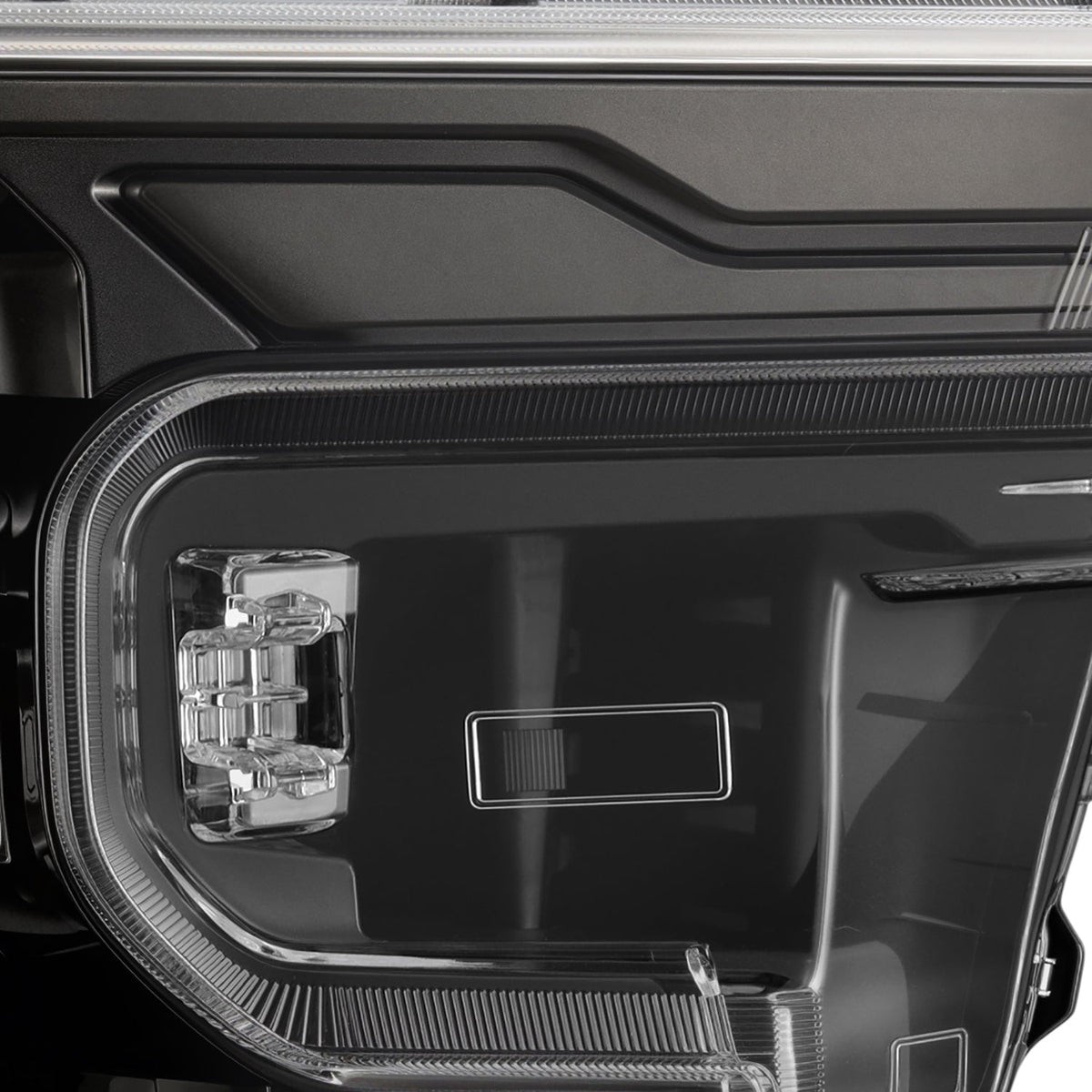 AlphaRex 24-26 Ford Ranger / Ranger Raptor LUXX-Series LED Projector Headlights Alpha-Black