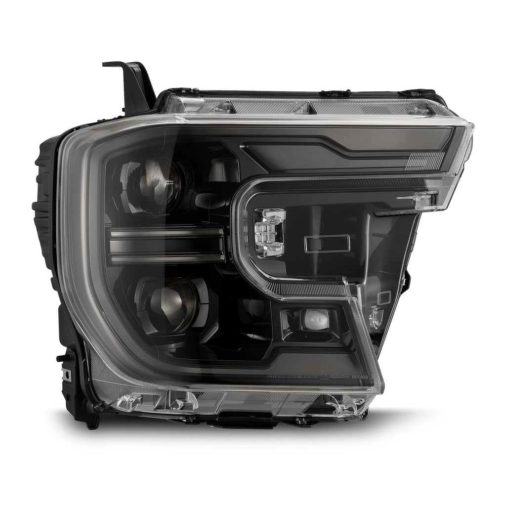 AlphaRex 24-26 Ford Ranger / Ranger Raptor LUXX-Series LED Projector Headlights Alpha-Black