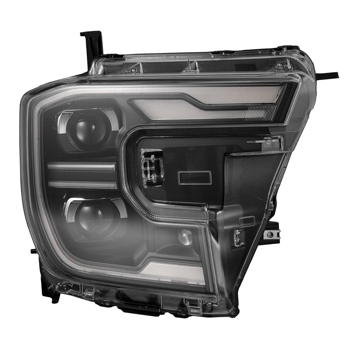 AlphaRex 24-26 Ford Ranger / Ranger Raptor LUXX-Series LED Projector Headlights Black