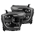 AlphaRex 24-26 Ford Ranger / Ranger Raptor LUXX-Series LED Projector Headlights Black