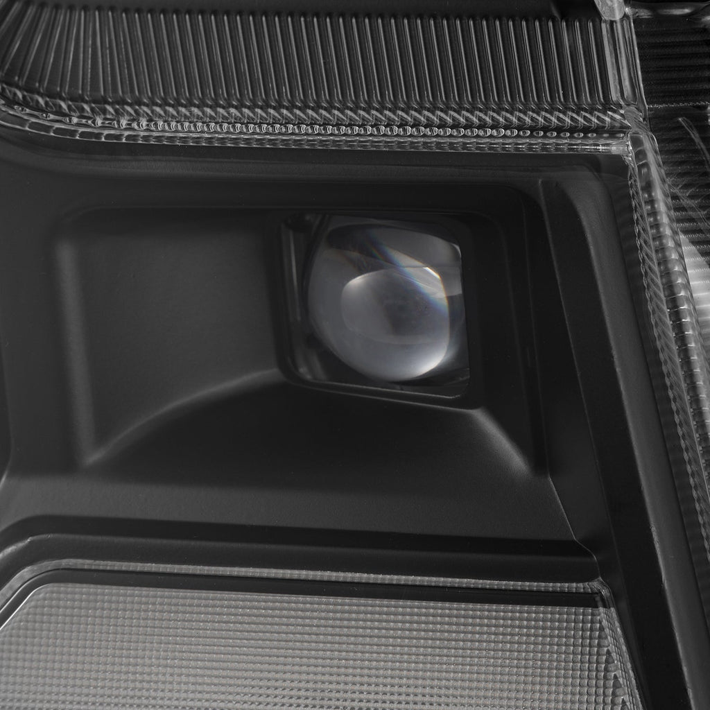 AlphaRex 24-26 Ford Ranger / Ranger Raptor LUXX-Series LED Projector Headlights Black