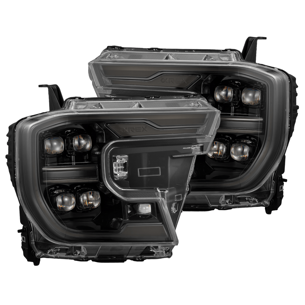 AlphaRex 24-26 Ford Ranger / Ranger Raptor NOVA-Series LED Projector Headlights Alpha-Black
