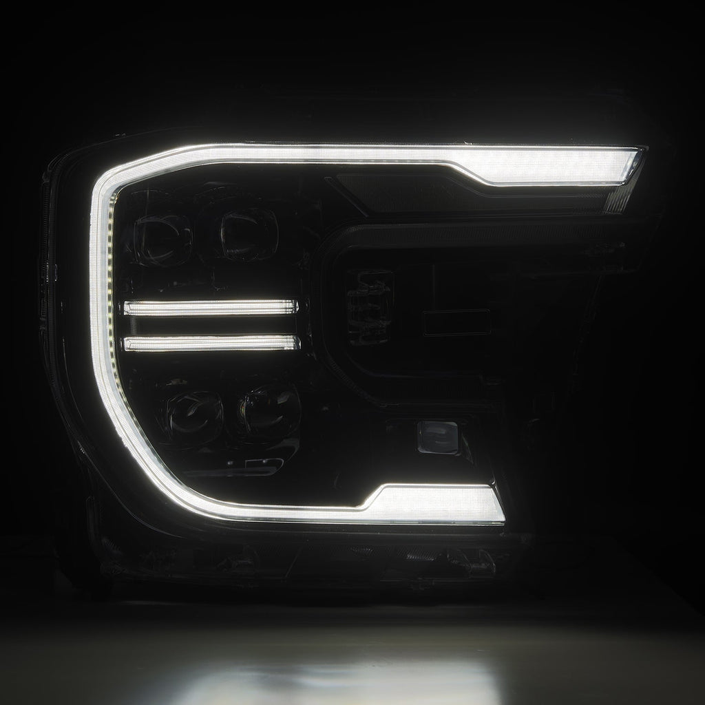 AlphaRex 24-26 Ford Ranger / Ranger Raptor NOVA-Series LED Projector Headlights Alpha-Black