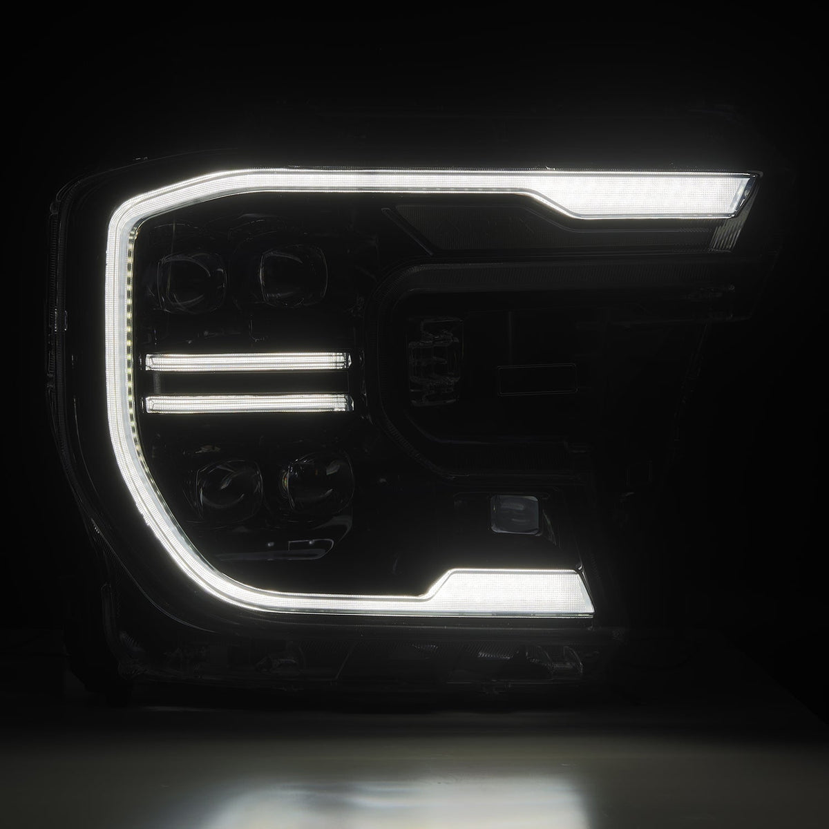 AlphaRex 24-26 Ford Ranger / Ranger Raptor NOVA-Series LED Projector Headlights Alpha-Black