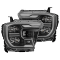 AlphaRex 24-26 Ford Ranger / Ranger Raptor NOVA-Series LED Projector Headlights Black