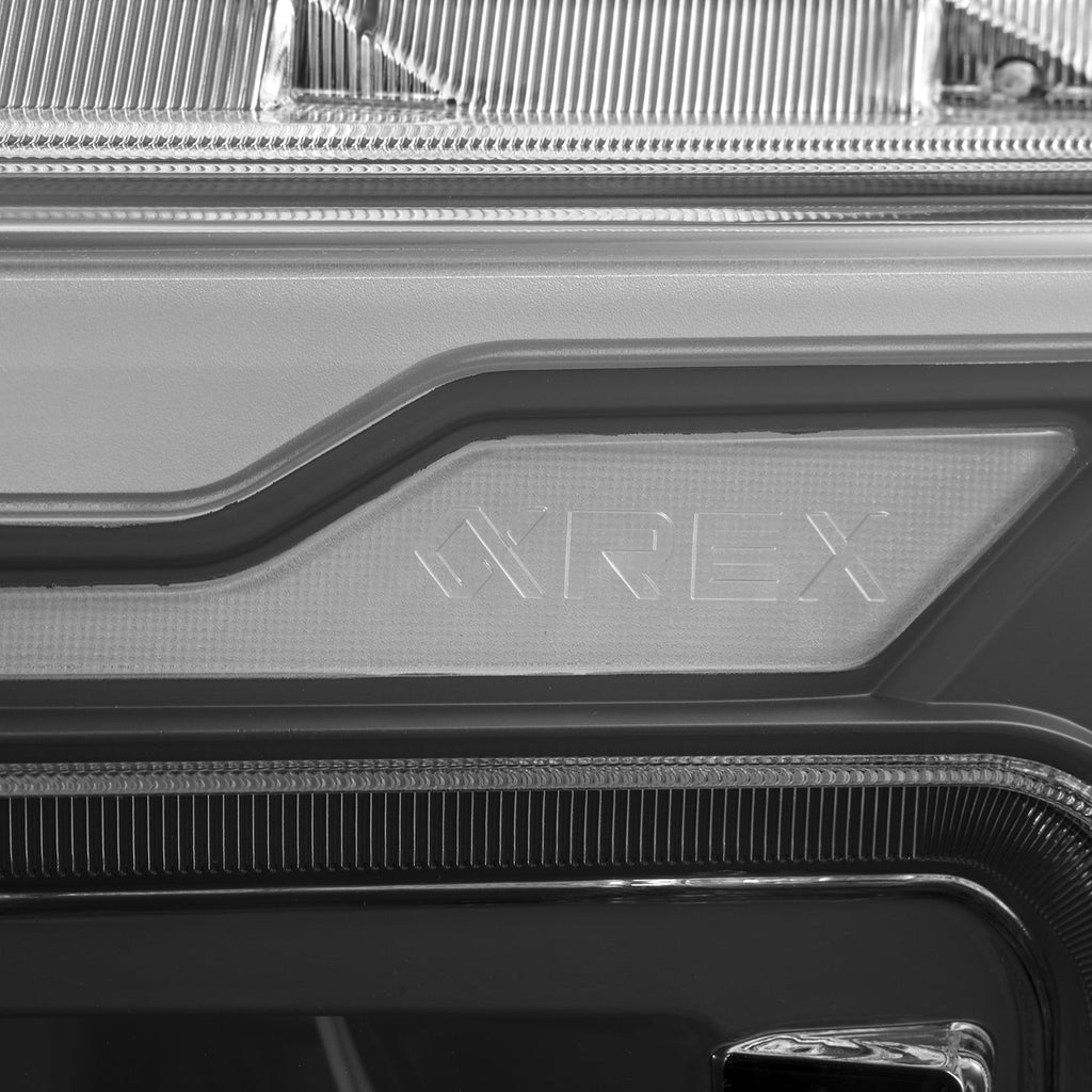 AlphaRex 24-26 Ford Ranger / Ranger Raptor NOVA-Series LED Projector Headlights Black
