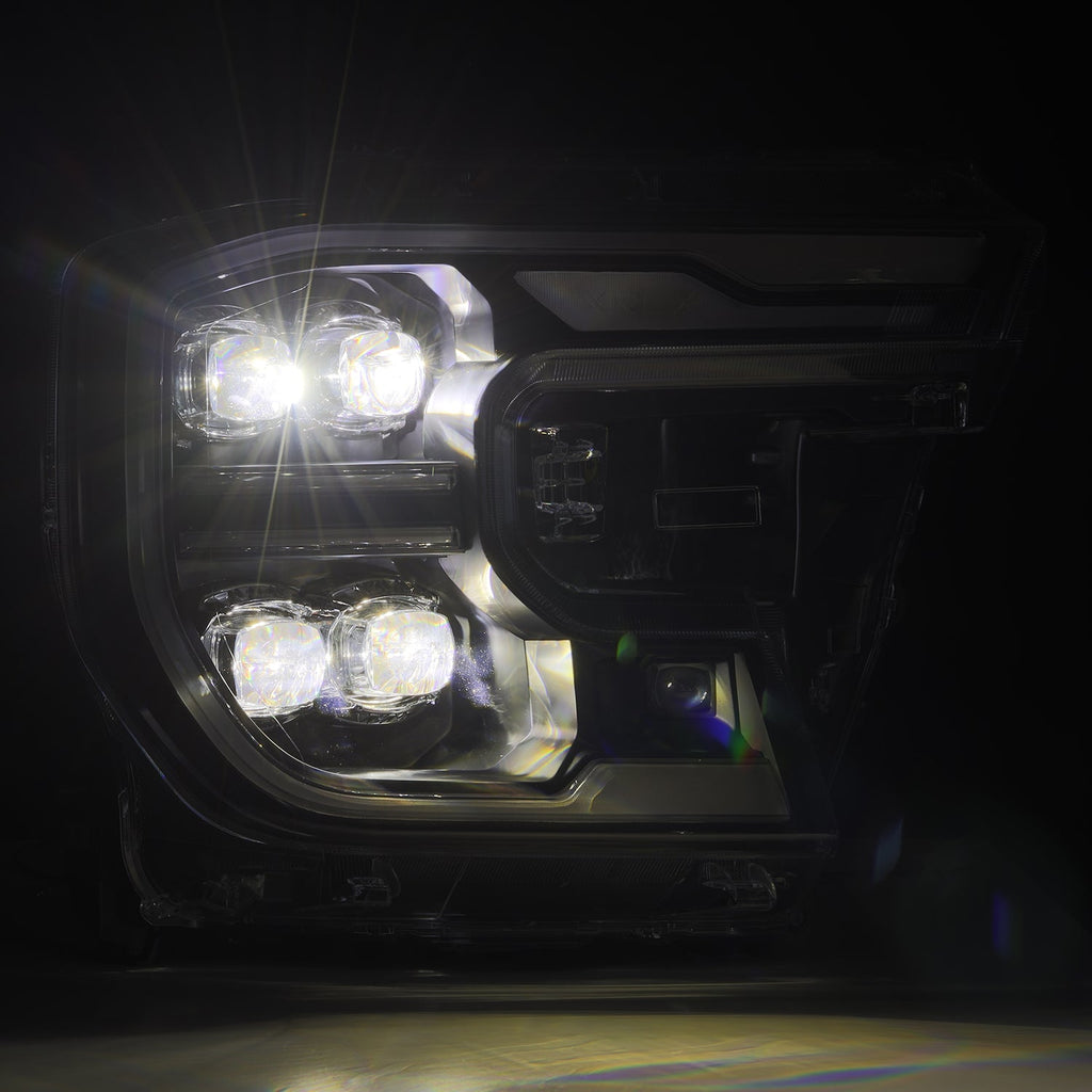 AlphaRex 24-26 Ford Ranger / Ranger Raptor NOVA-Series LED Projector Headlights Black
