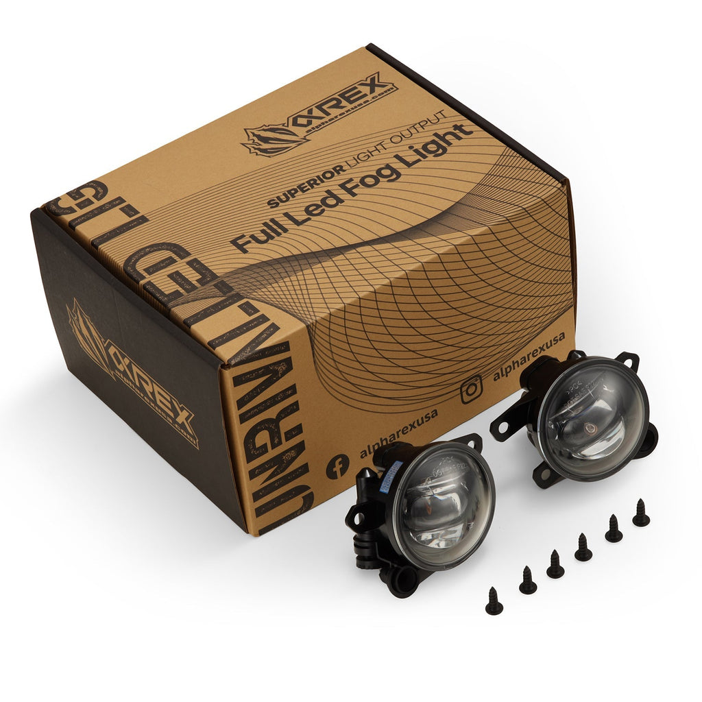 AlphaRex 24-26 Ford Ranger Raptor / Escape / Expedition LED Projector Fog Lights (Yellow Output Only)