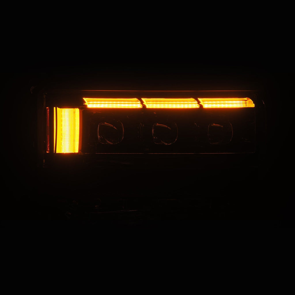 AlphaRex 24-26 Toyota Land Cruiser NOVA-Series LED Projector Headlights Alpha-Black
