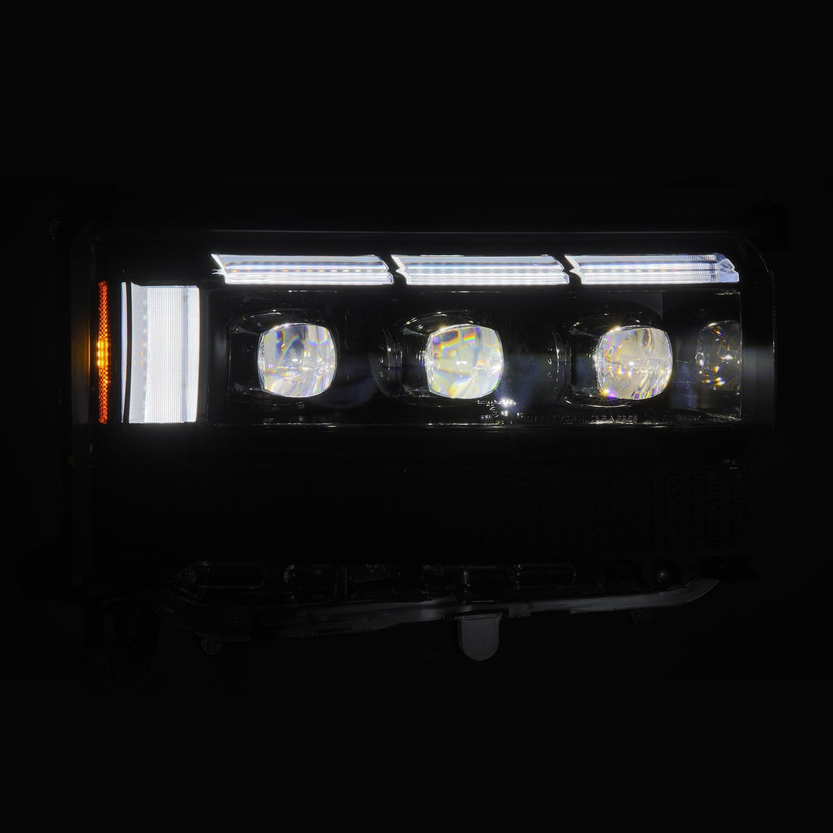 AlphaRex 24-26 Toyota Land Cruiser NOVA-Series LED Projector Headlights Alpha-Black