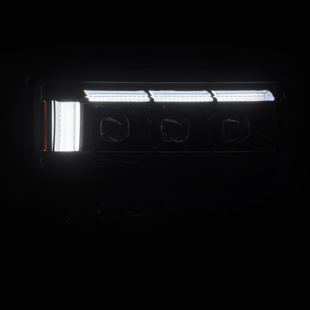 AlphaRex 24-26 Toyota Land Cruiser NOVA-Series LED Projector Headlights Alpha-Black