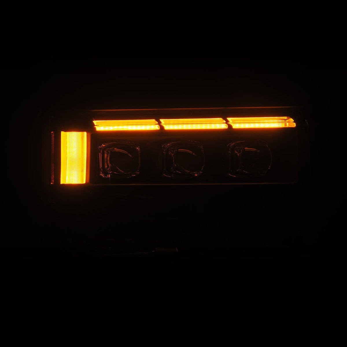 AlphaRex 24-26 Toyota Land Cruiser NOVA-Series LED Projector Headlights Black