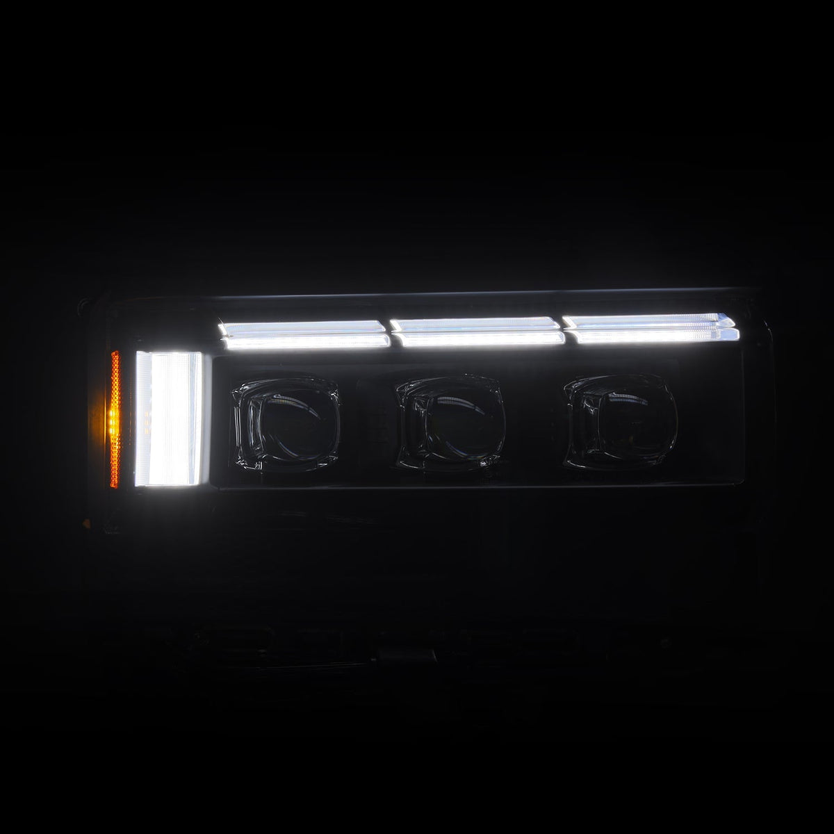 AlphaRex 24-26 Toyota Land Cruiser NOVA-Series LED Projector Headlights Black