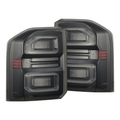 AlphaRex 24-26 Toyota Land Cruiser NOVA-Series Prismatic LED Tail Lights Black Smoke