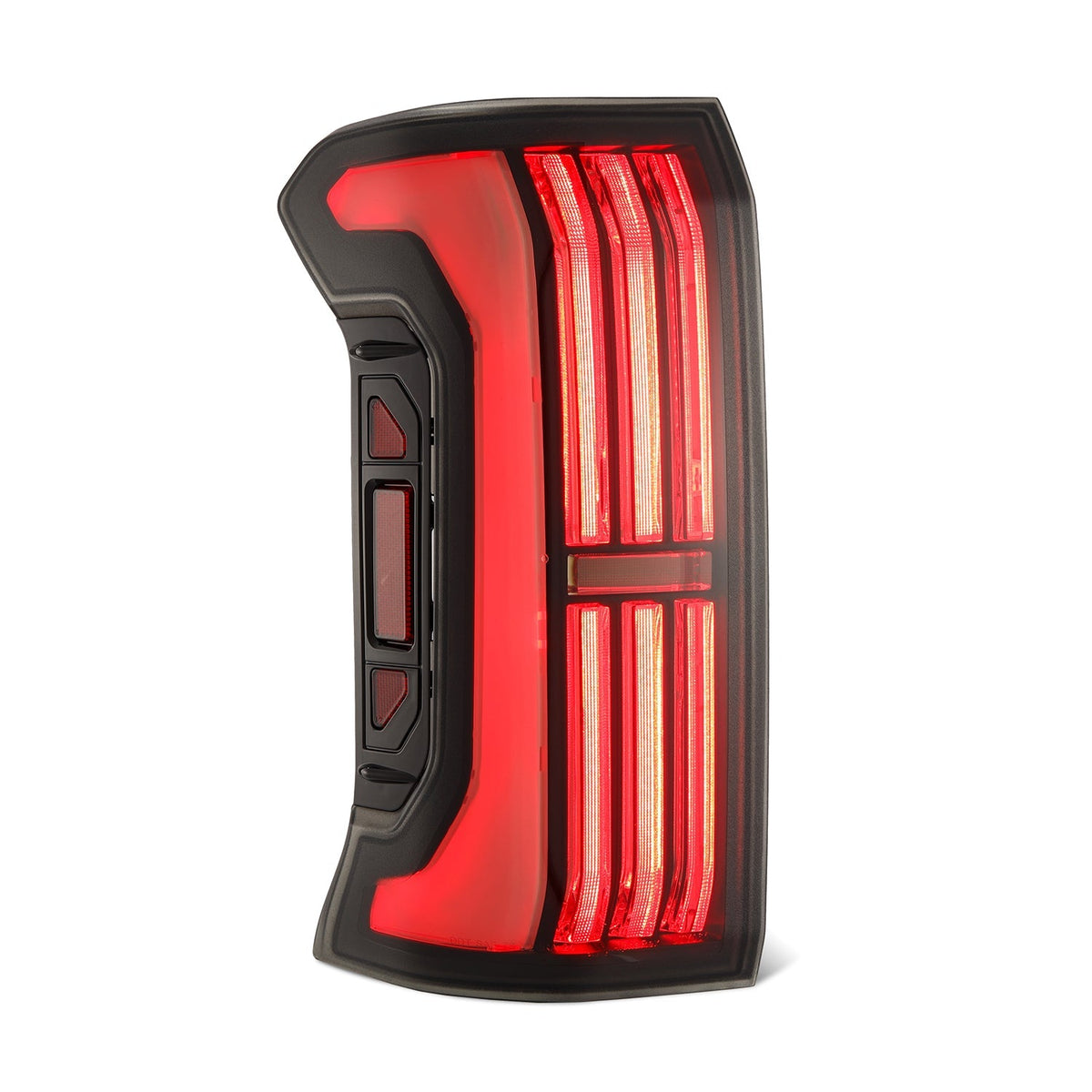 AlphaRex 24-26 Toyota Tacoma NOVA-Series Prismatic LED Tail Lights Black Smoke
