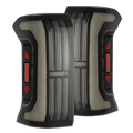 AlphaRex 24-26 Toyota Tacoma NOVA-Series Prismatic LED Tail Lights Black Smoke