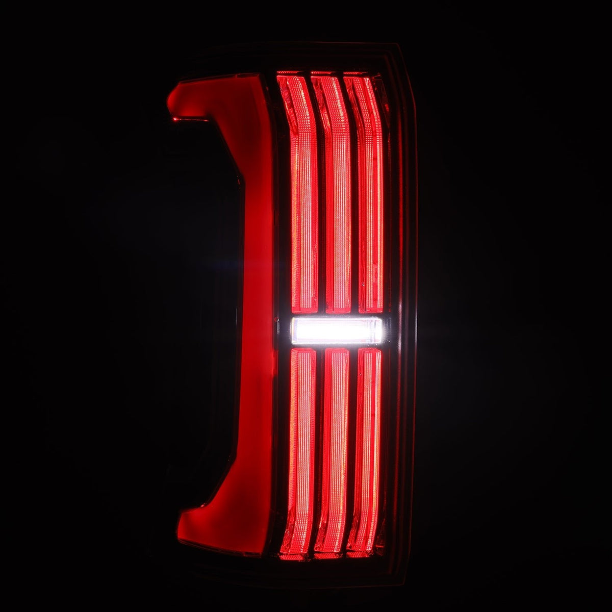 AlphaRex 24-26 Toyota Tacoma NOVA-Series Prismatic LED Tail Lights Black Clear