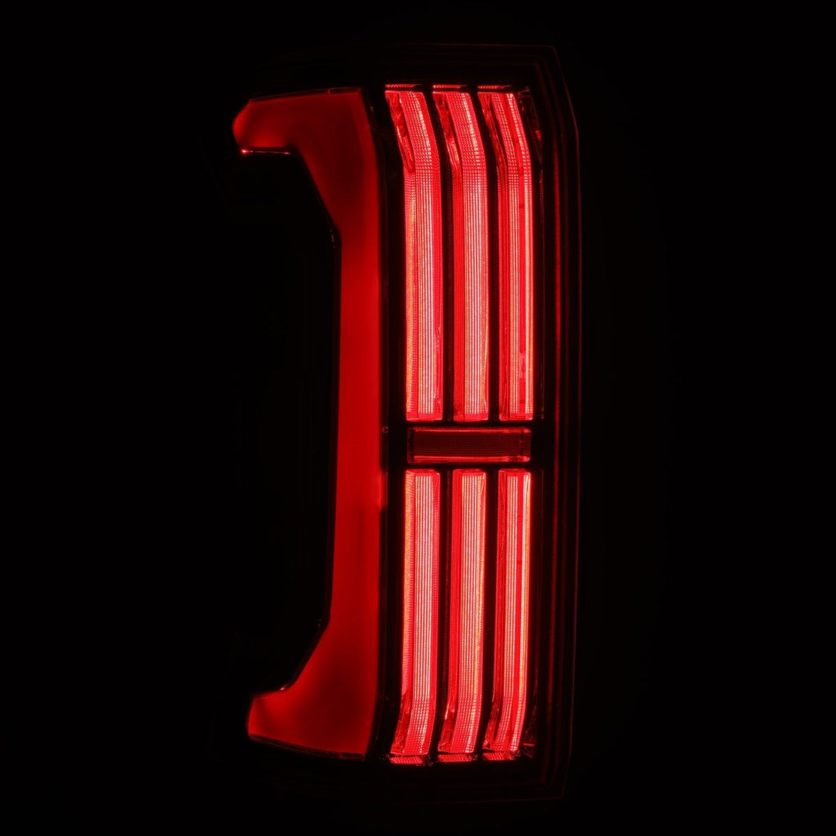 AlphaRex 24-26 Toyota Tacoma NOVA-Series Prismatic LED Tail Lights Black Clear