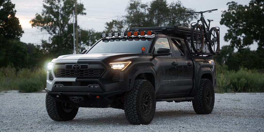 AlphaRex 24-26 Toyota Tacoma / 25-26 4Runner NOVA-Series LED Projector Headlights Black