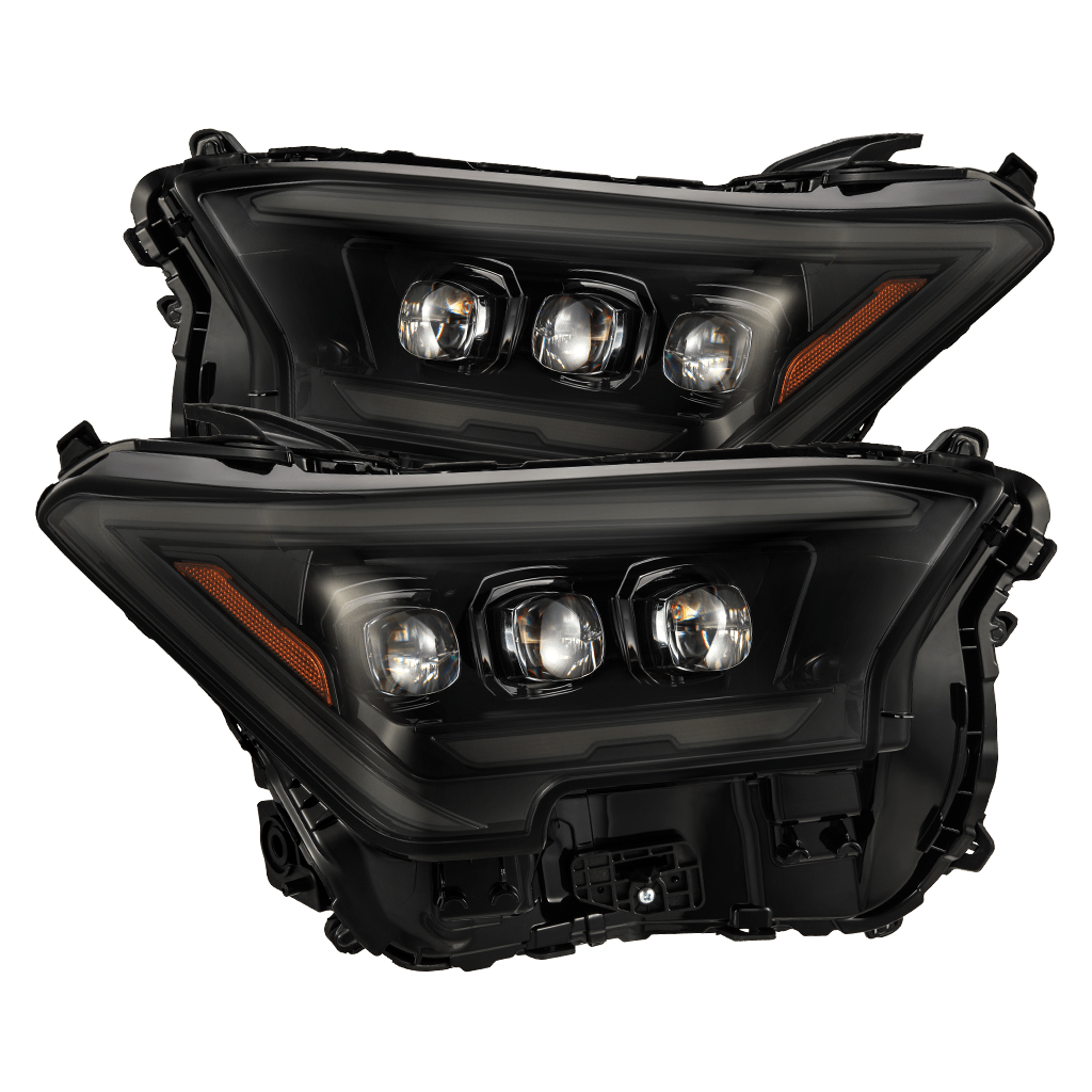 AlphaRex 24-26 Toyota Tacoma / 25-26 4Runner NOVA-Series LED Projector Headlights Alpha-Black