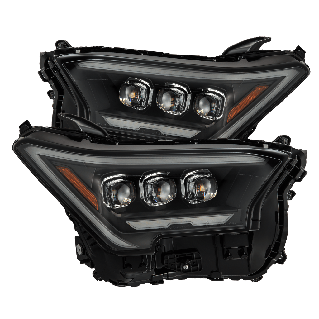 AlphaRex 24-26 Toyota Tacoma / 25-26 4Runner NOVA-Series LED Projector Headlights Black