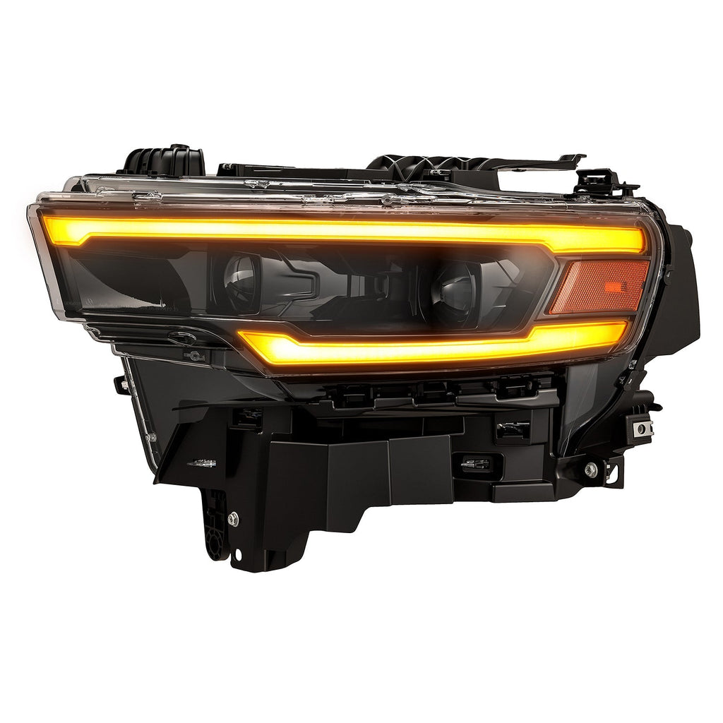 AlphaRex 25-26 Ram 1500 LUXX-Series LED Projector Headlights Alpha-Black