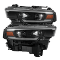 AlphaRex 25-26 Ram 1500 LUXX-Series LED Projector Headlights Black