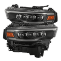 AlphaRex 25-26 Ram 1500 NOVA-Series LED Projector Headlights Black