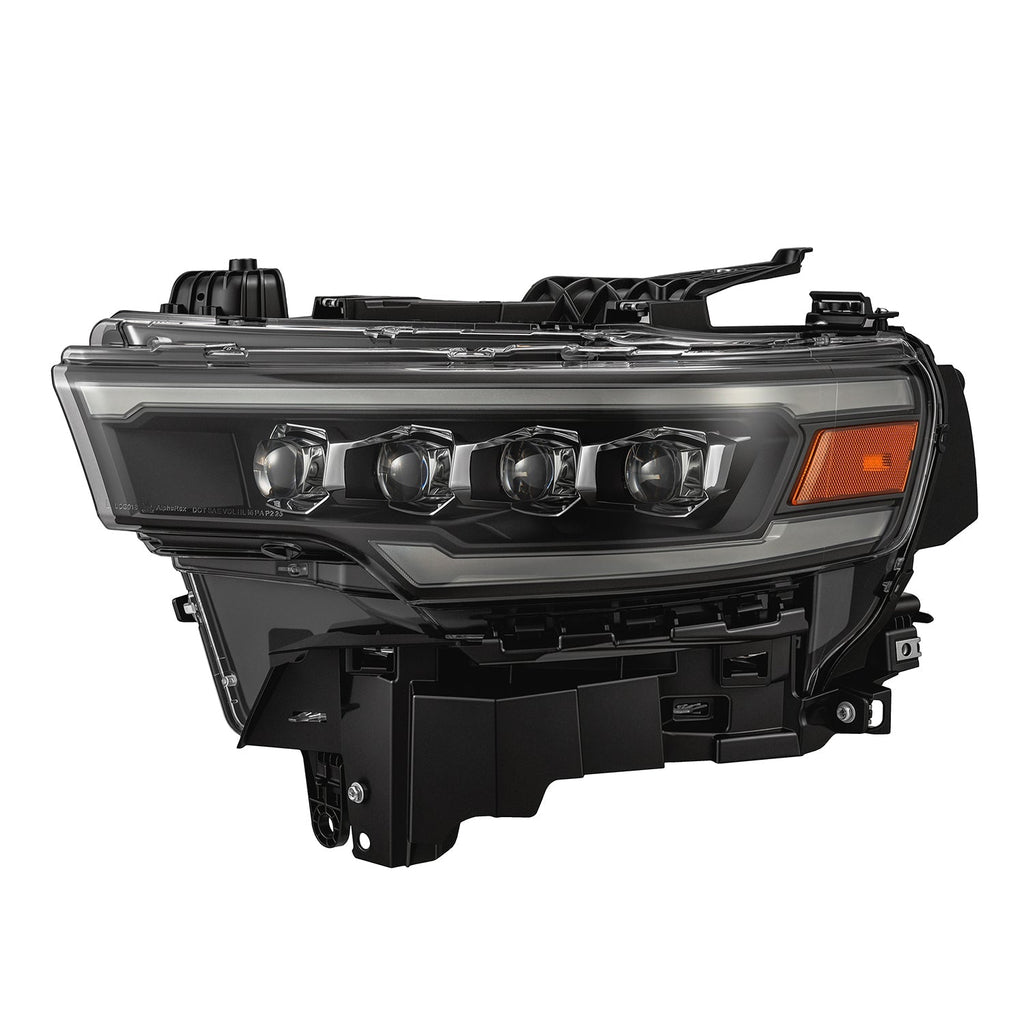 AlphaRex 25-26 Ram 1500 NOVA-Series LED Projector Headlights Black