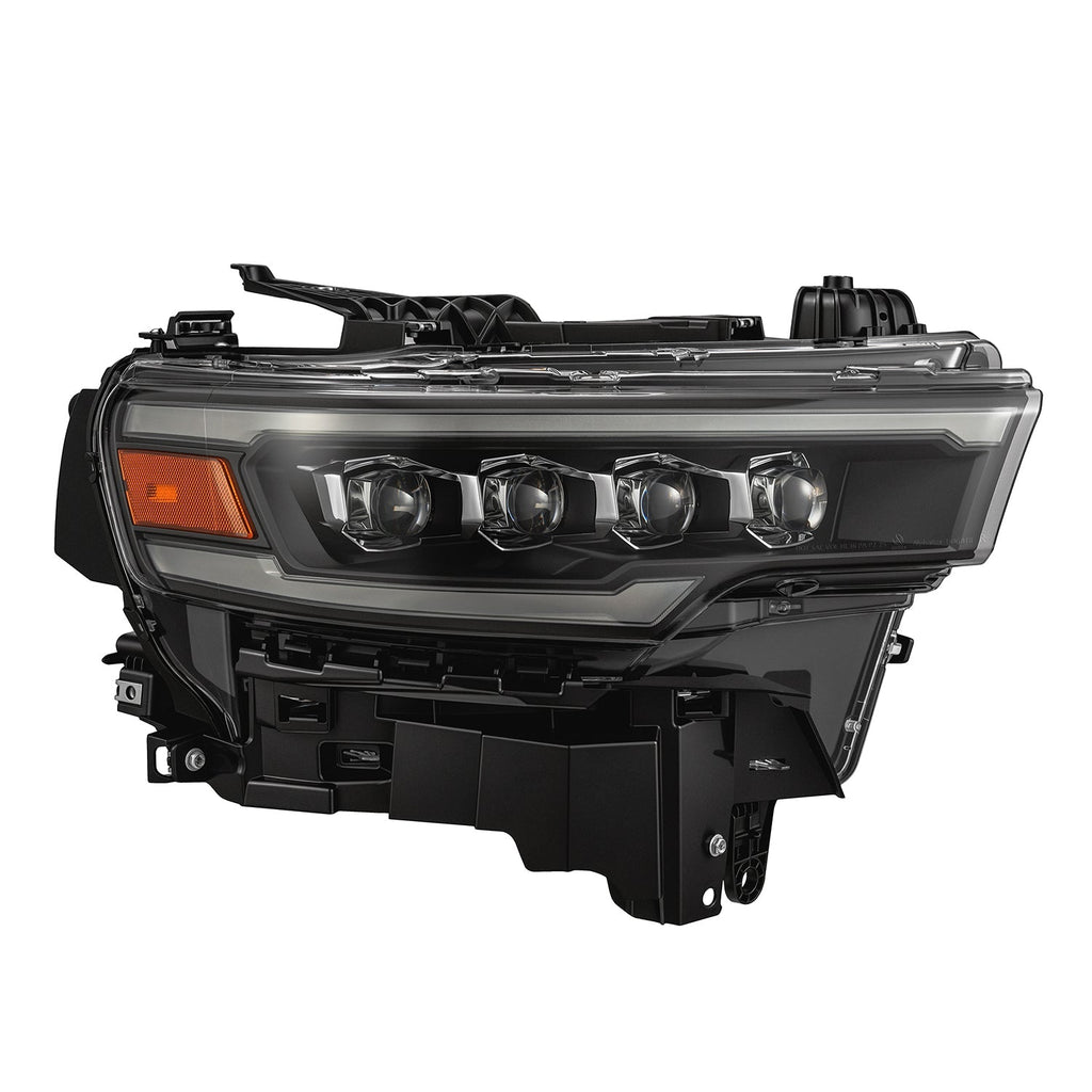 AlphaRex 25-26 Ram 1500 NOVA-Series LED Projector Headlights Black
