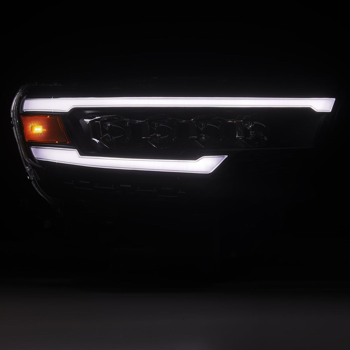 AlphaRex 25-26 Ram 1500 NOVA-Series LED Projector Headlights Black